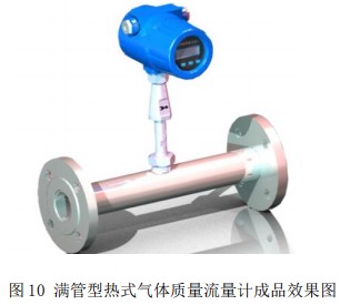 熱式氣體流量計(jì)管道式成品效果圖